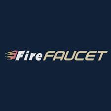 FireFaucet.win logo with flame icon and bold lettering.