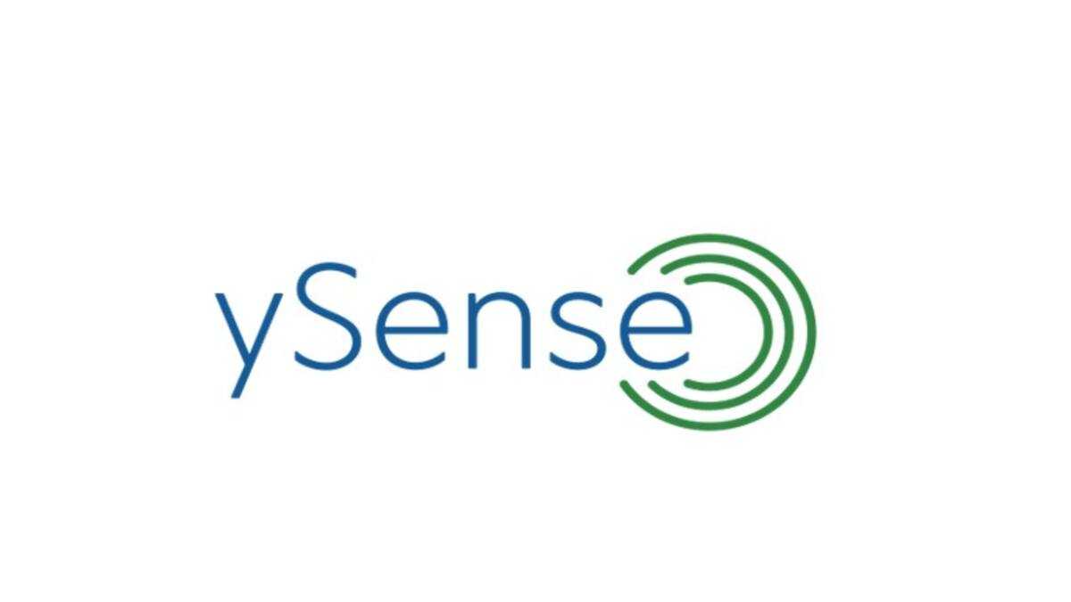 ySense logo with blue and green ripple icon symbolizing online microtask earnings.